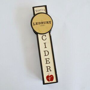 Virtue The Ledbury Cider Tap Handle Hard Cider Beer Breweriana 9.5"